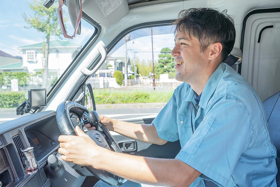 挨拶・駐車場確認